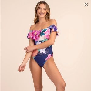 NWT Trina Turk One Piece Swim Suit Size 10